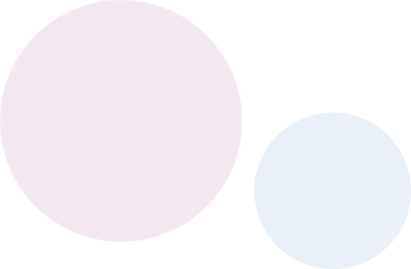 Slightly Opaque Blue and Purples Circles Background